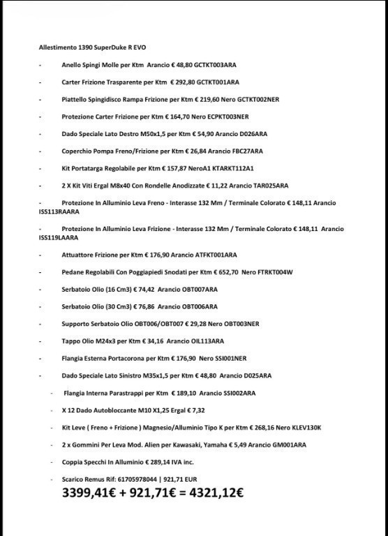 KTM 1390 Super Duke R EVO Abs